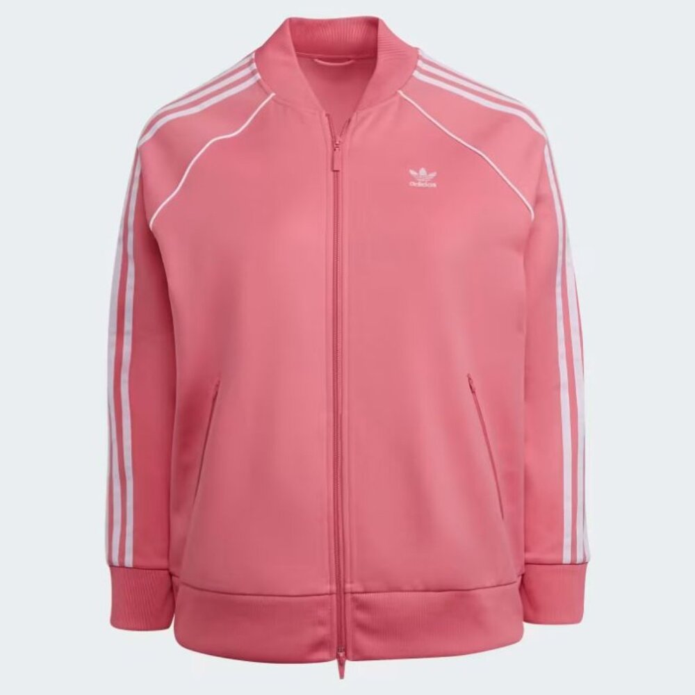 Adidas Track Jacket Pink Plus Size 1X